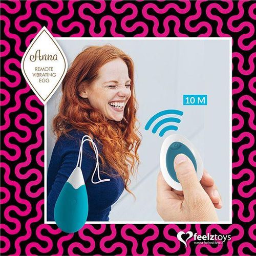 Feelztoys - Anna Vibrating Egg Remote Deep Green na Arena.pl