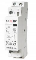 STYCZNIK MODUŁOWY 25-20 24V 20A 25A 1P 2NO 1-FAZ