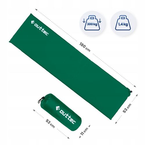 MATA SAMOPOMPUJĄCA KARIMATA DMUCHANA TREKKINGOWA 180X53CM OUTTEC na Arena.pl