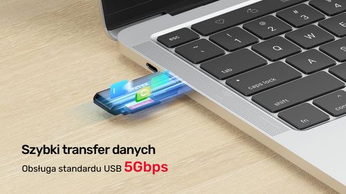 Unitek Czytnik kart SD/microSD USB-A 5Gbps/USB-C na Arena.pl