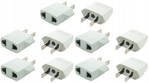 Adapter siec przejściówka POLSKA - USA biała 10szt na Arena.pl