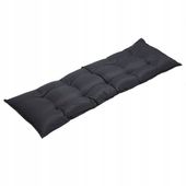 MATERAC PODUSZKA NA ŁAWKĘ ANTRACYT 145x45x8