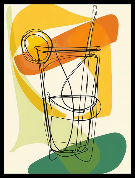 Plakat 30x40cm Koktajl Artystyczny zdjęcie 2