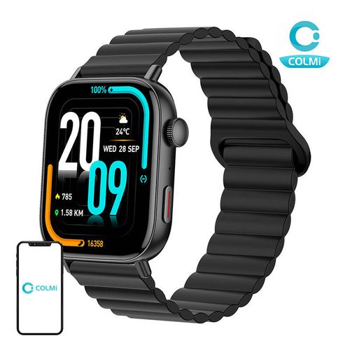 Smartwatch COLMI C8 Max 1.83" Metalowy Czarny Magnetyczny Pasek na Arena.pl