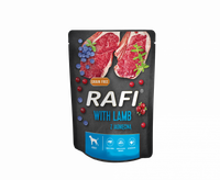 Rafi Mokra karma dla psów z jagnięciną w saszetkach 300 g