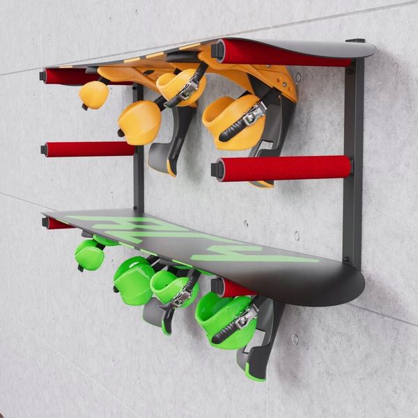 REGAŁ ŚCIENNY NA DREWNO NARTY DESKĘ SNOWBOARD zdjęcie 7