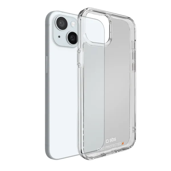 etui sbs d3o do iphone 15 - przezroczyste zdjęcie 2