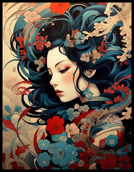 Plakat 50x65cm Szeptucha w Ogrodzie zdjęcie 2
