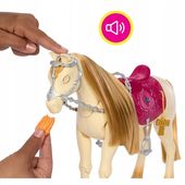Barbie Tańczący koń Interaktywna zabawka konik Zestaw Zabawka HXJ42