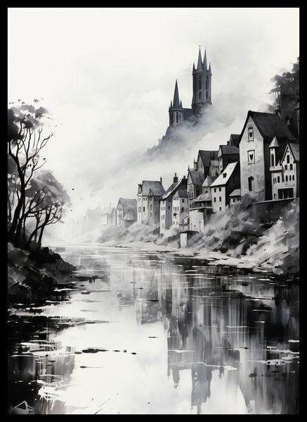 Plakat 39,5x55cm Mglisty Refleks zdjęcie 2