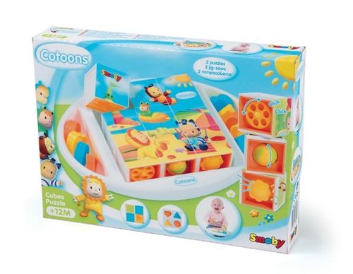 SMOBY Cotoons Puzzle interaktywne -klocki 211385 na Arena.pl