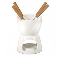 zestaw do fondue czekoladowego + widelczyki banquet bianca