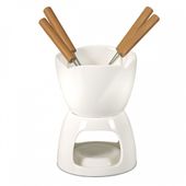 zestaw do fondue czekoladowego + widelczyki banquet bianca