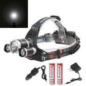 Latarka czołowa akumulatorowa LED 3 x XML T6