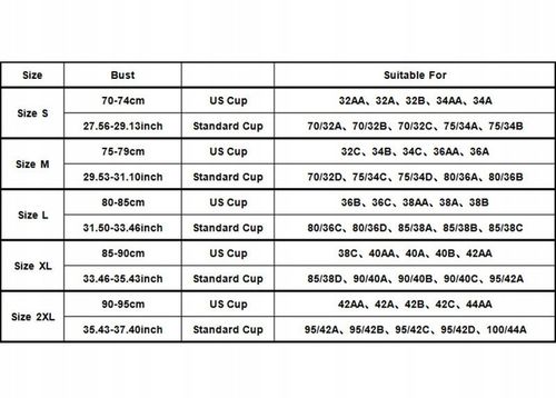 Bielizna damska Wygodne biustonosze bez fiszbin Stanik Sportowy Top XL na Arena.pl