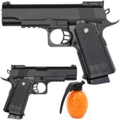 Pistolet metalowy na kulki plastikowe 6mm ASG MPK-M20 ASGARD +800 kulek