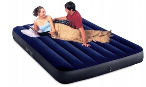 Materac Dmuchany Dwuosobowy Welurowy Łóżko Intex MODEL 2024 na Arena.pl