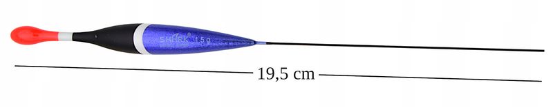 Spławik STAŁY z BALSY SHARK 1,5 g / 19,5 cm zdjęcie 2