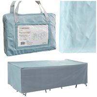 Pokrowiec ochronny na meble ogrodowe kawowe wodoodporny 200x160x90 cm