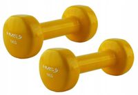 Zestaw Hantle Hantelki Żeliwne Pokryte Winylem Do Ćwiczeń Fitness 2x1 kg