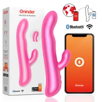 oninder oslo pink - system wibracji i rotacji z aplikacją bluetooth