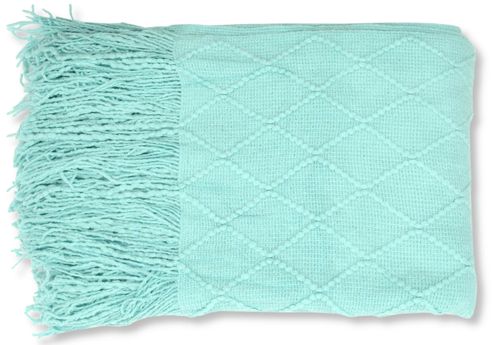 Koc Akrylowy 130X170 - Miętowy na Arena.pl