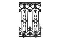 BALUSTRADA ŻELIWNA NR 25 BARIERKA NA BALKON TARAS