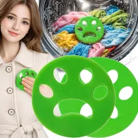 2x czyścik do usuwania sierści z ubrań tapicerki ręczny i do pralki żelowy