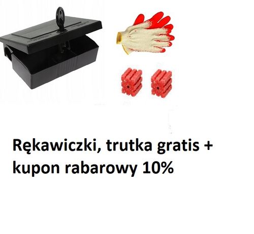 Karmnik stacja deratyzacyjna na myszy + trutka + kupon rabatowy na Arena.pl