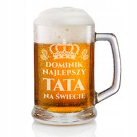 KUFEL DO PIWA z GRAWEREM na PREZENT dla TATY na DZIEŃ OJCA