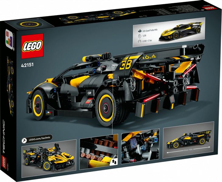 LEGO Technic 42151 Bolid Bugatti na Arena.pl