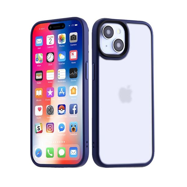 MX RIBBED CAM IPHONE 15 PLUS (6.7) DARK BLUE / GRANATOWY zdjęcie 1