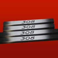 Listwa progowa PEUGEOT 308 MK1 '308 Stal nierdzewna 304 mat 4szt