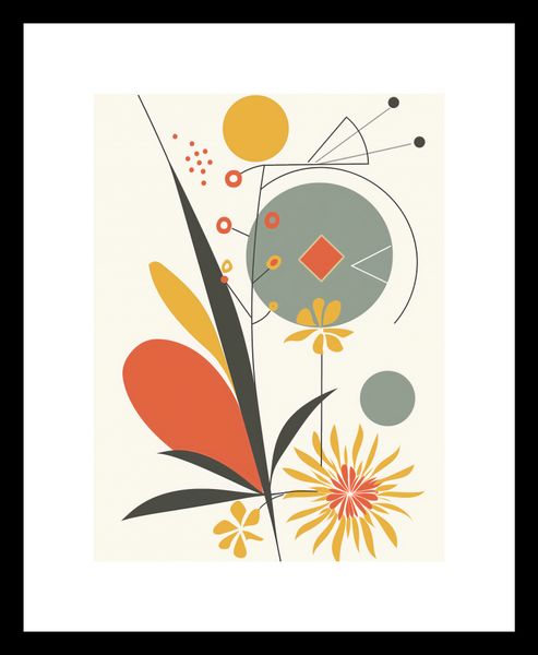 Plakat 15x20cm Geometryczny Ogród zdjęcie 3