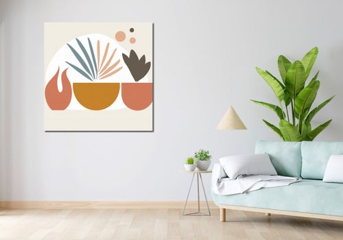 Obraz 100x100cm Paleta Roślinna na Arena.pl