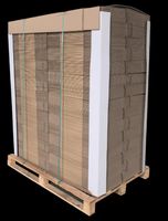 paleta 1000x karton klapowy 100x100x1000 [mm] 3w