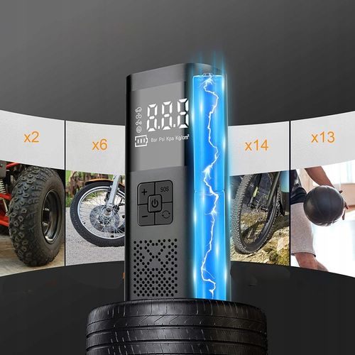 KOMPRESOR SAMOCHODOWY POMPKA DO ROWERU AKUMULATOR 6000 MAH na Arena.pl