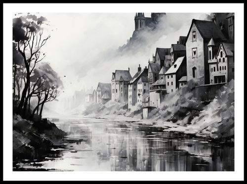 Plakat 70x50cm Mglisty Refleks na Arena.pl