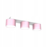 2X LAMPA SUFITOWA LED DIXIE Pink/White 3xGX53
