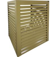 Osłona pompy ciepła 90x40x140 cm żółty Zabudowa NB415