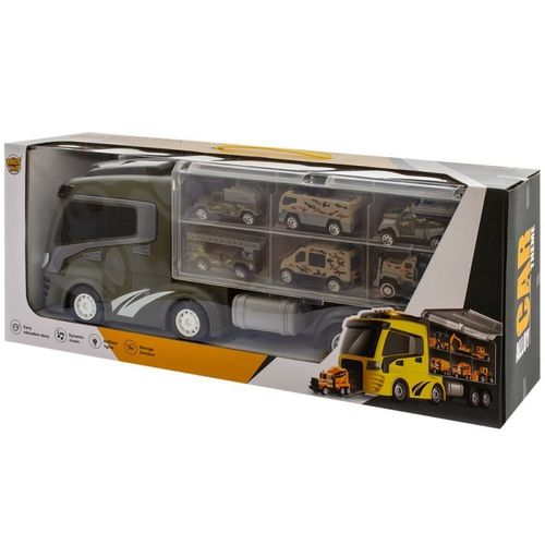 CIĘZAROWKA Z POJAZDAMI  LAWETA DLA DZIECI na Arena.pl