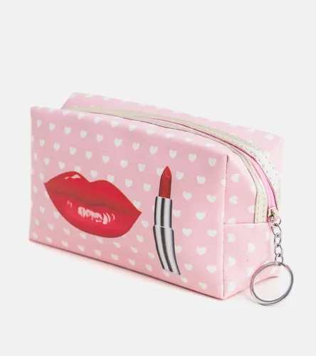 Różowa kosmetyczka Lipstick na Arena.pl
