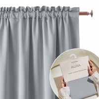 Zasłona gotowa do salonu Room99 140x260 na taśmie żabki tunel Aura Kolory