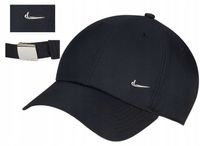 Nike czapka z daszkiem metal logo czarna bejsbolówka FB5372-010 L/XL