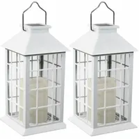 2x Latarenka ogrodowa LED SOLARNA Lampion SuperLED