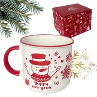 świąteczny kubek ceramiczny 350 ml + pudełko na prezent kb13