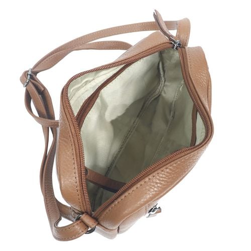 mała torebka ze skóry bellugio tan na Arena.pl