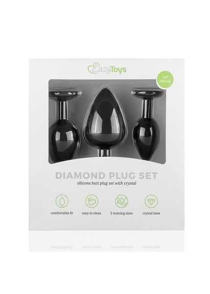 Plug-Diamond Plug Set-Black zdjęcie 6