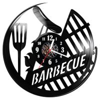 Zegar ścienny z płyty winylowej Barbecue 1607.14