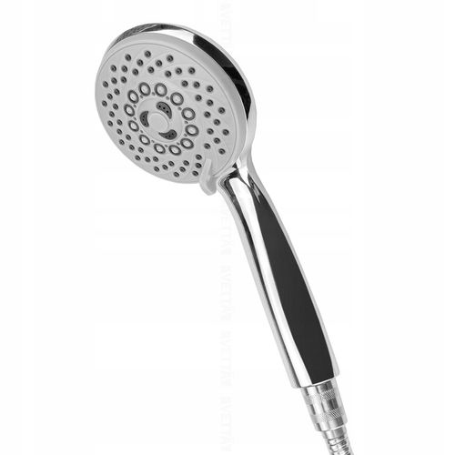 ZESTAW PRYSZNICOWY słuchawka wąż uchwyt 5 TRYBÓW pod prysznic MOC na Arena.pl